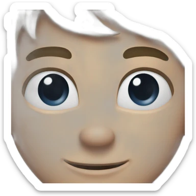 Spider-Man face sticker