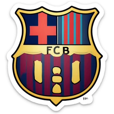Escudo del barçelona sticker