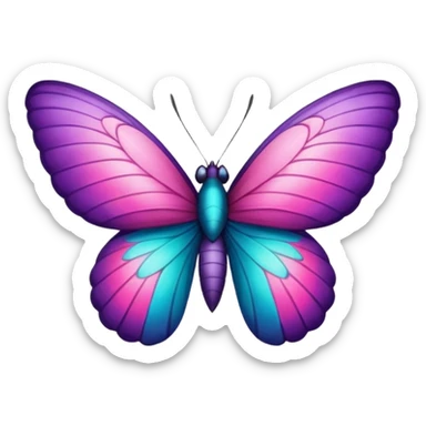 Creación de mariposa sticker