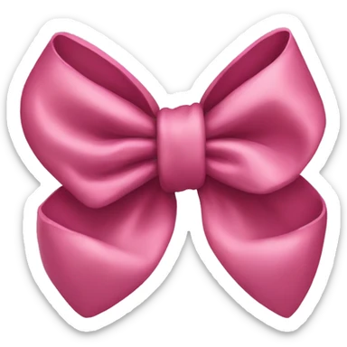 Bow sticker