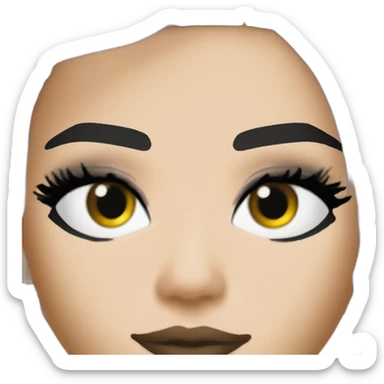 Bill Kaulitz eyeliner 2000s sticker