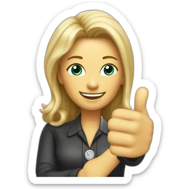 tonya harbin real estate thumbs up sticker