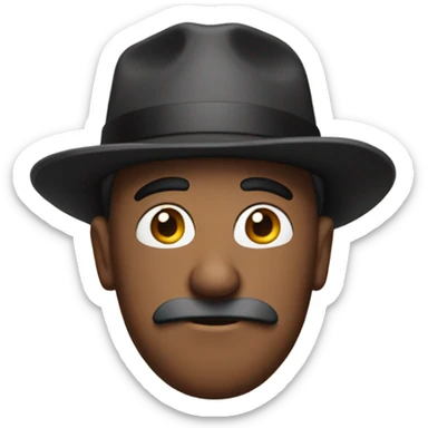 Patrick in a maga hat sticker