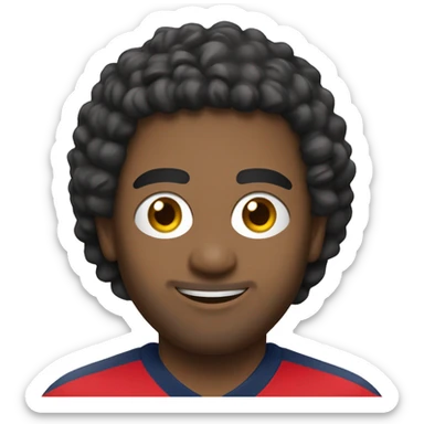 Un footballeur professionnel qui jouepour le psg sticker