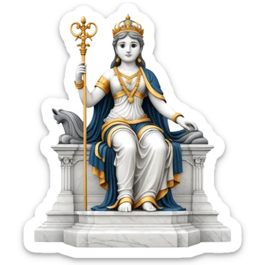 Victoria Memorial Statue sticker
