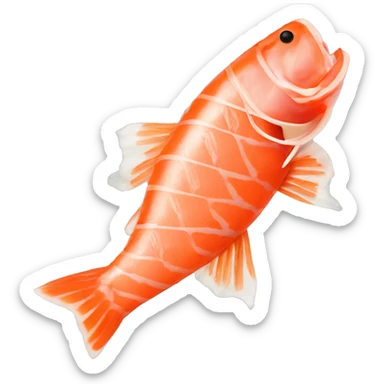 salmon sashimi sticker