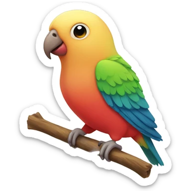 Lovebird sticker