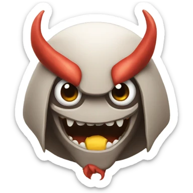 Diablito borracho sticker