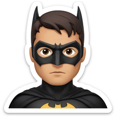 Batman side eyeing sticker