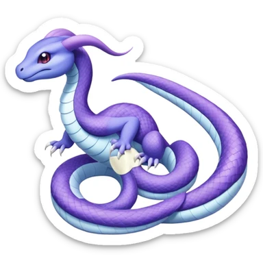 Seviper-Dragonair-Dratini-hybrid, full body, 4 legs sticker