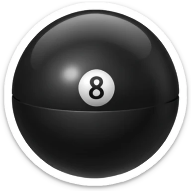 magic eight ball sticker