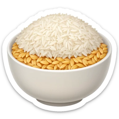 Rice in recipiente sticker