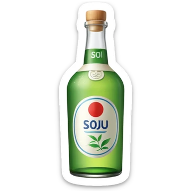 (korean alchol)soju sticker