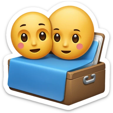 Materials wait for the end sticker