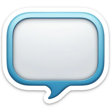 a speechbubble sticker