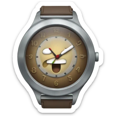 RELOJ MOVIENDO LAS MANECILLAS sticker