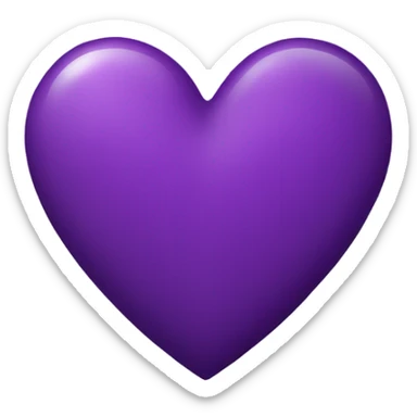 Purple heart sticker