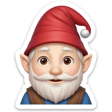 gnome big eyes sticker