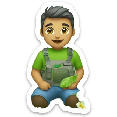 Ecological life sticker