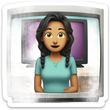 isabella going through tv sticker