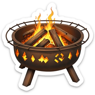 Forge Fire Pit sticker