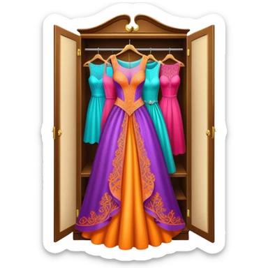 luxury dress wardrobe iconic sticker