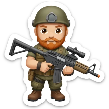 Call of duty dwarf ar-15 sticker