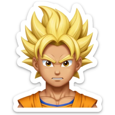  A super sayian sticker