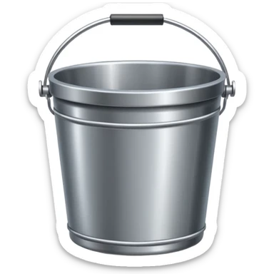 Cleaning only bucket
 sticker