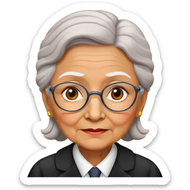 old lady lawyer sticker