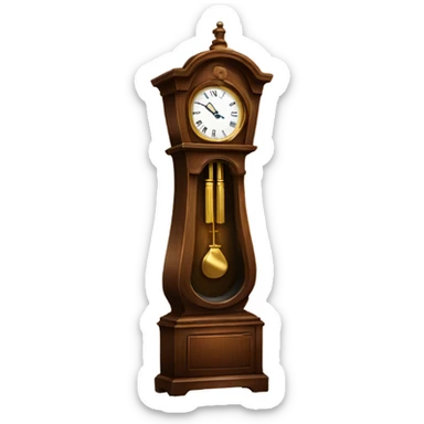 Grandfather clock  sticker