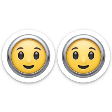 Stud earrings sticker