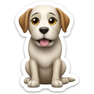 Dog saying : Shabbat shalom sticker