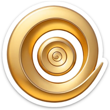 golden spiral sticker