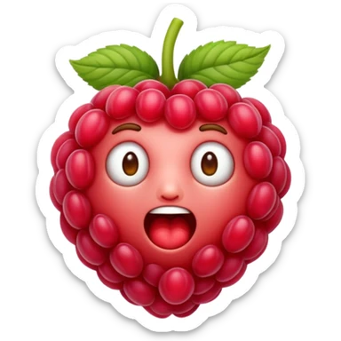 Raspberry farting sticker