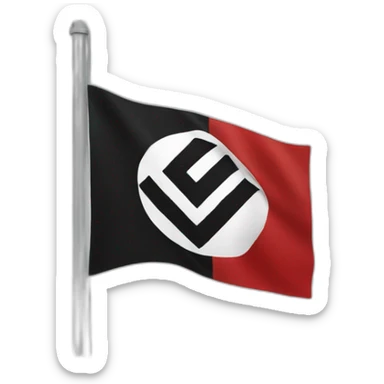 Nazi flag sticker