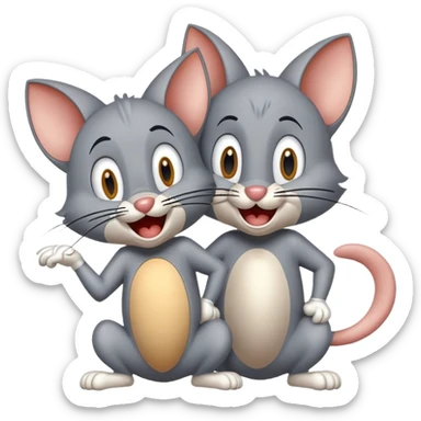 tom &jerry sticker