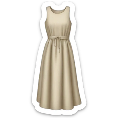 linen dress sticker