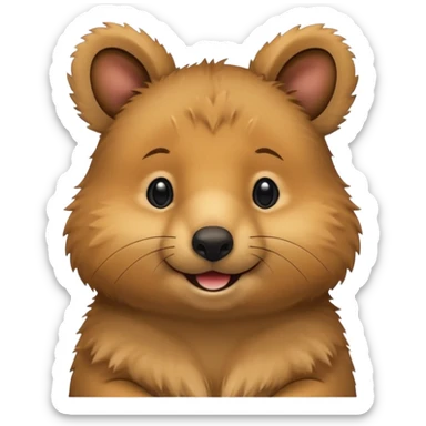 a cutie quokka sticker