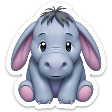 Eeyore from Winnie the Pooh sticker