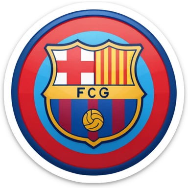 Barcelona logo emoji sticker