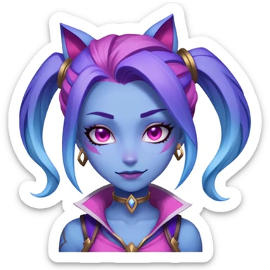 Jinx from League Of Legends sticker