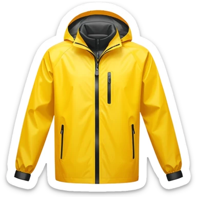 rain jacket sticker
