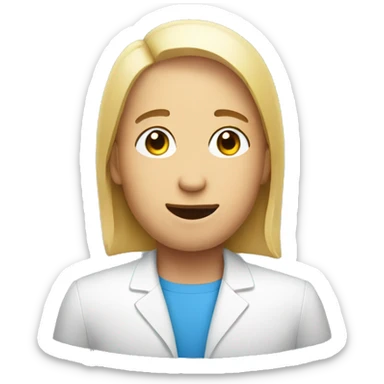 simple ai assistance face sticker