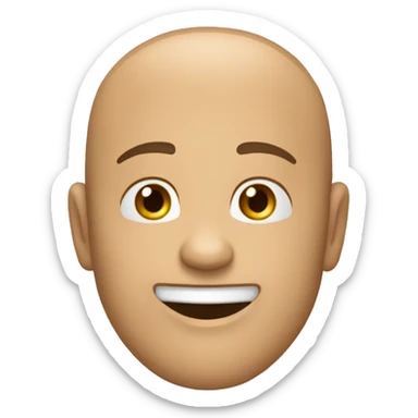 Классический эмодзи как этот 😊, но выражение лица закатывает один глаз sticker