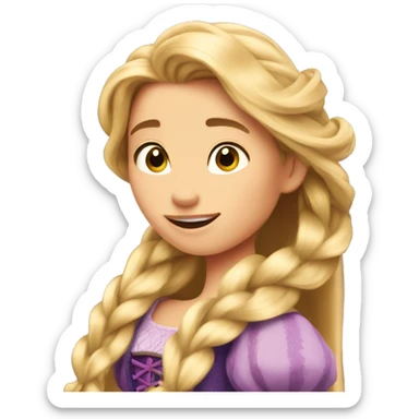 Rapunzel sticker