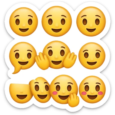 Create an emoji for UX/UI design.  sticker