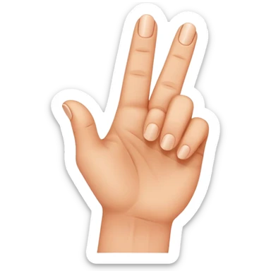 index finger pointing up sticker