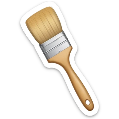 create a paintbrush for art sticker