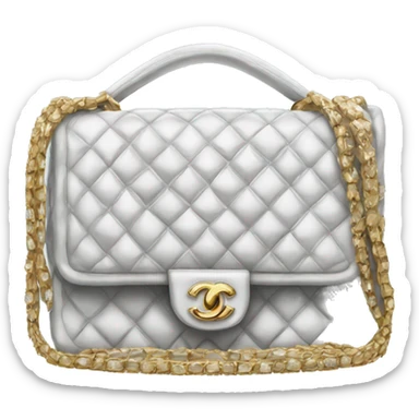 Diamond Chanel bag  sticker
